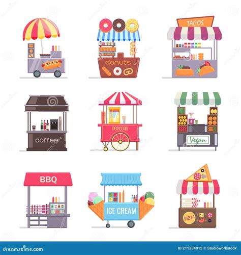 Stall Cartoon Vector CartoonDealer 41757089