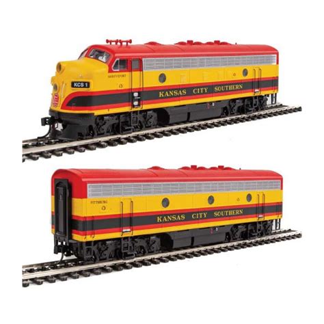 Walthers Mainline Ho F A B Set Kansas City Southern Southern Belle W