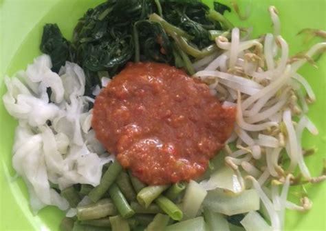 Resep Pecel Pecal Sayur Oleh Nib S Sutan Cookpad