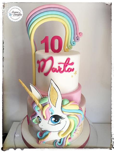 Torta Unicorno Decorated Cake By Aroma Di Vaniglia Cakesdecor