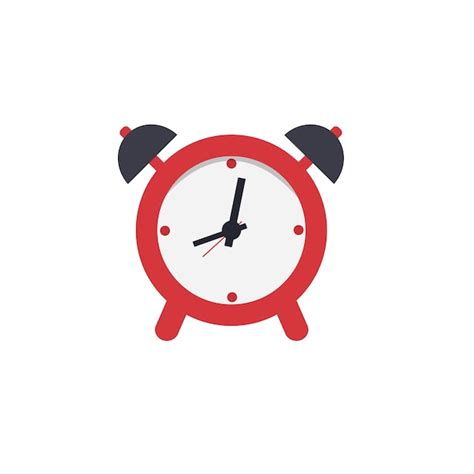 Premium Vector Red Alarm Clock