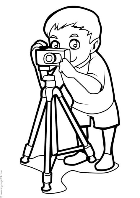 Photographer 8 Coloring Page Free Printable Coloring Pages For Kids