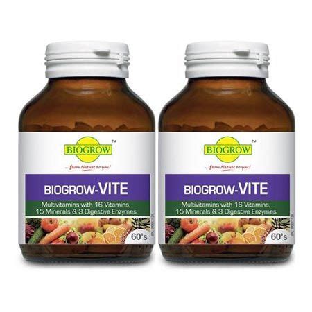 Biogrow Biogrow Vite Multivitamins With Vitamins Minerals