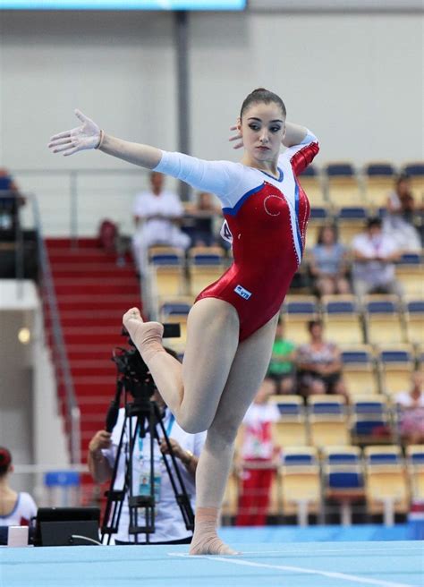 Aliya Mustafina On Floor At The 2013 Universiade Artistic Gymnastics