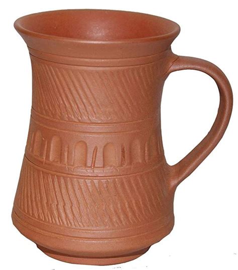 Odishabazaar Terracotta Real Mitti Glazed Clay Mud Tea Coffee Mug