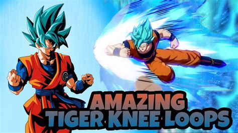 Dbfz Goku Ssb Tiger Knee Loops Youtube