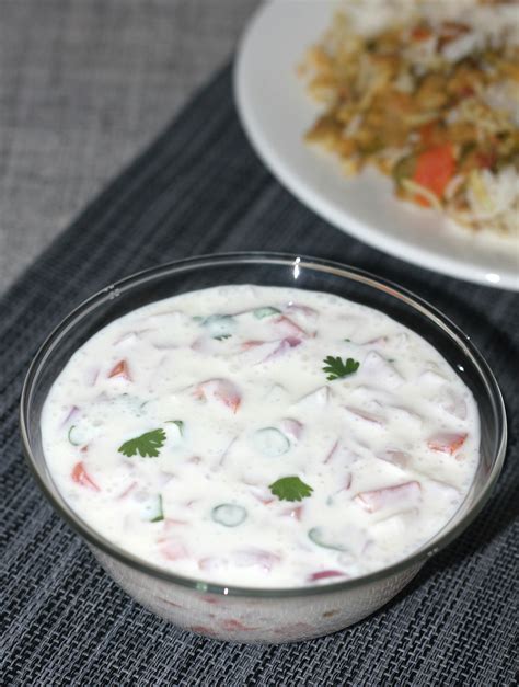 Onion Tomato Raita - Healthy Curd Salad / Snazzy Cuisine