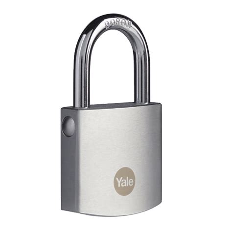 Km Lighting Product Yale Y B Series Brass Padlock With Chrome Finish