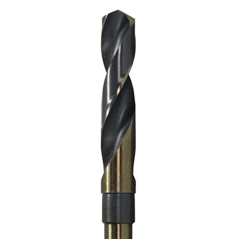 17 32 Reduced Shank HSS Black Gold KFD Drill Bit 1 2 Shank 3 Flat