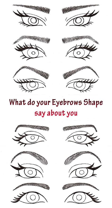 Eyebrow shape, Makeup, Eyebrows