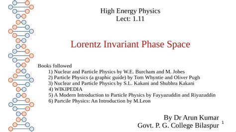 Lect 1 11 Lorentz Invariant Phase Space YouTube