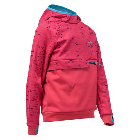 Girl S Snb Hdy Snowboard And Ski Sweatshirt Strawberry Pink Decathlon