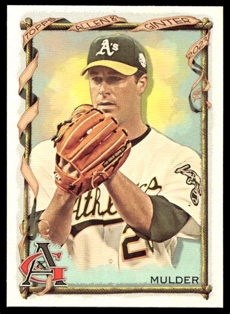 2023 Allen Ginter 106 Mark Mulder Oakland Athletics A S Baseball Card