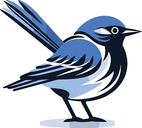 A Stylized Bluebird Logo Perfect For Branding Nature Inspired