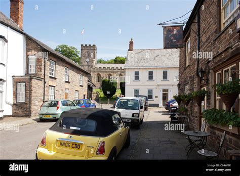 All Saints Church And The Town Of Dulverton Somerset Stock Photo Alamy