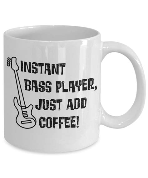 Instant Bass Player Mug T For Bass Player Band Bassist Ts T For Bassist Bass Guitar