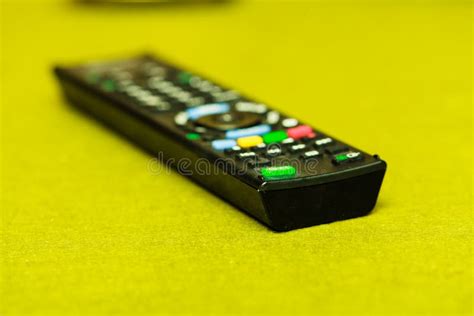 Detailed Closeup of TV Remote Control Stock Photo - Image of technology ...