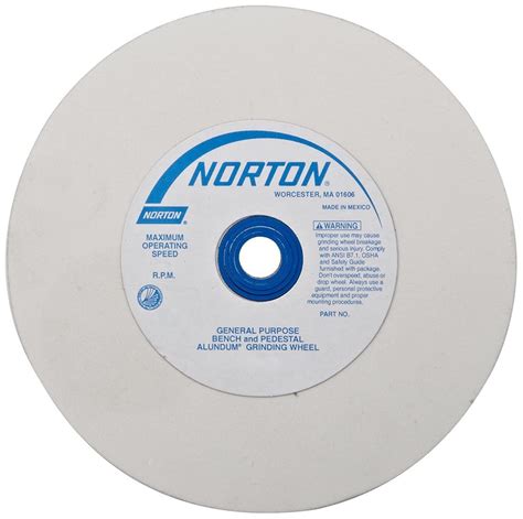 Aluminim Oxide Aluminium Oxide White Grinding Wheel Grindwell Norton Make For Heavy Duty Work