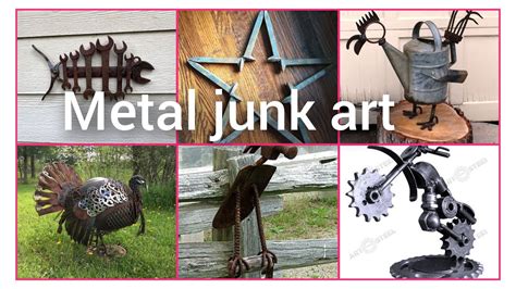 Transforming Trash Into Treasure With Metal Junk Art Upcycledmetal