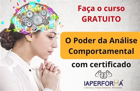 An Lise Comportamental Curso Gratuito Iaperforma Instituto De