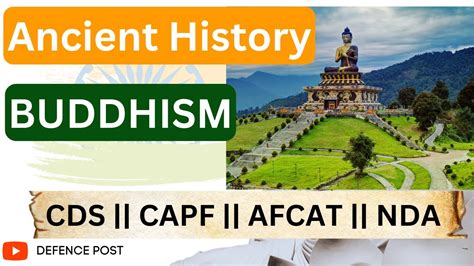 Ancient History Buddhism UPSC CDS CAPF NDA AFCAT 2023 YouTube