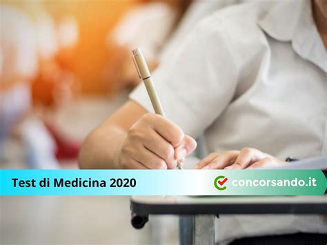 Test Di Medicina 2020 La Guida Completa Di Concorsando It