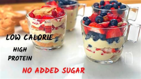 Low Calorie Sugar Free Desserts That Are High In Protein Youtube