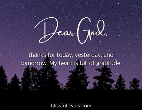 Thank You God Quotes for His Blessings, Gratitude Unleashed - Blissful ...