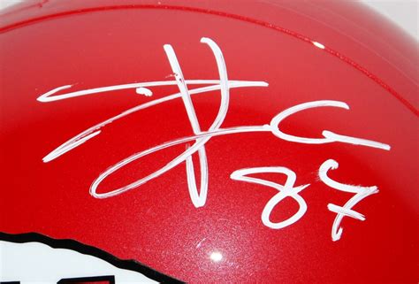 Travis Kelce Signed Chiefs Full-Size Helmet (Radtke COA) | Pristine Auction