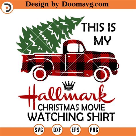 This Is My Hallmark Svg Christmas Movie Watching Shirt Svg Doomsvg