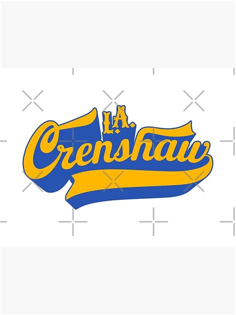 "Los Angeles Crenshaw classic - Crenshaw LA - LA Crenshaw logo" Canvas Print for Sale by Boogosh ...