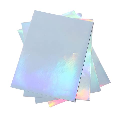 Printable Holographic Sticker Paper 22 Sheets Waterproof A4