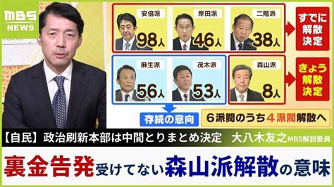 【裏金問題】告発受けていない『森山派解散』の意味「麻生氏・茂木氏についていっても先はないというメッセージ？」自民派閥4つ目の解散 特集