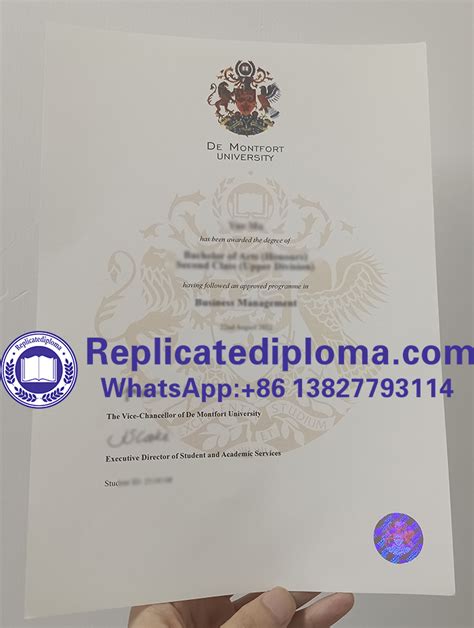 Buy De Montfort University diploma, order DMU degree certificate ...