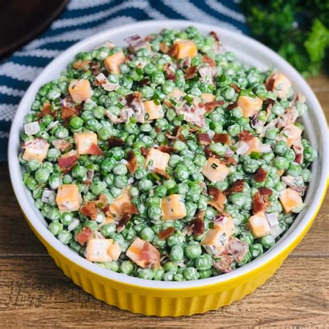 Ranch Pea Salad Delightfully Zesty Heather Lucille S Kitchen