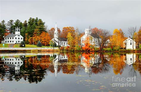 New England Village Photograph by Denis Tangney Jr - Pixels