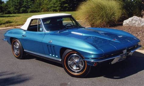 1966 Nassau Blue Corvette 427 Convertible Corvette Convertible Corvette Chevy Corvette