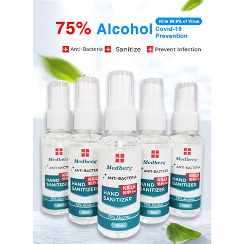 Medberg 50 Ml Hand Sanitizer OneWorld PPE Sdn Bhd