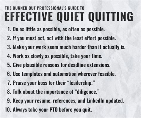 How To Quiet Quit Effectively Rantiwork