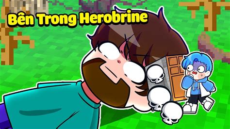 HUY NOOB KHÁM PHÁ BÊN TRONG HEROBRINE TRONG MINECRAFT HUY NOOB PHÁT