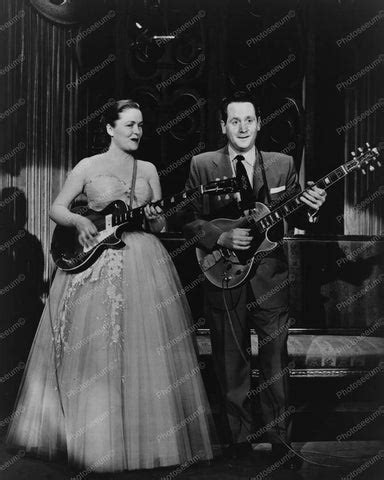 Les Paul and Mary Ford Play Guitar 1950s Old 8x10 Reprint Of Photo ...