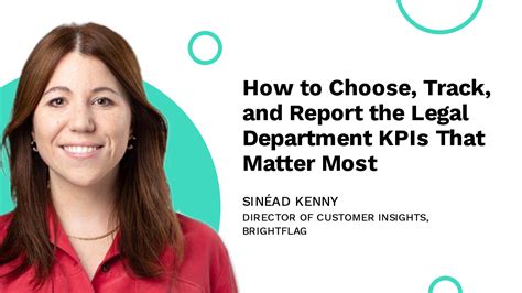 How To Choose Track And Report On Legal Department KPIs Brightflag