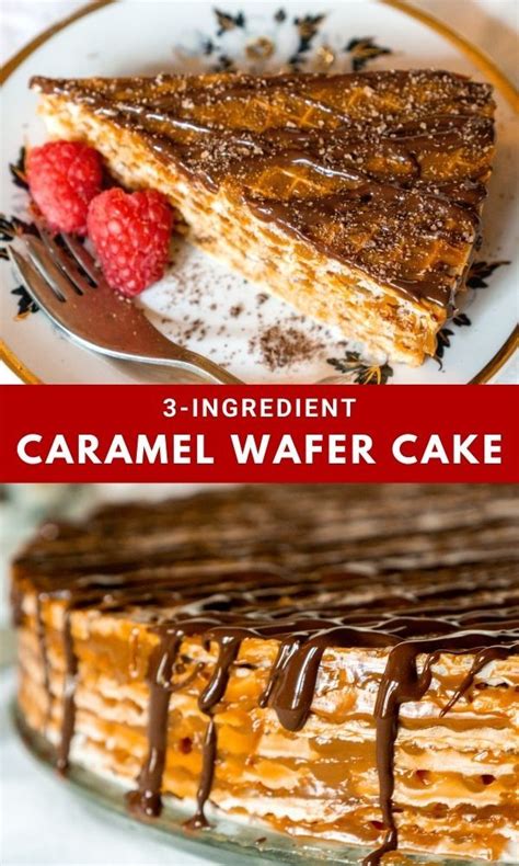 Dulce De Leche Wafer Cake No Bake 15 Minute Dessert Sugar Wafers