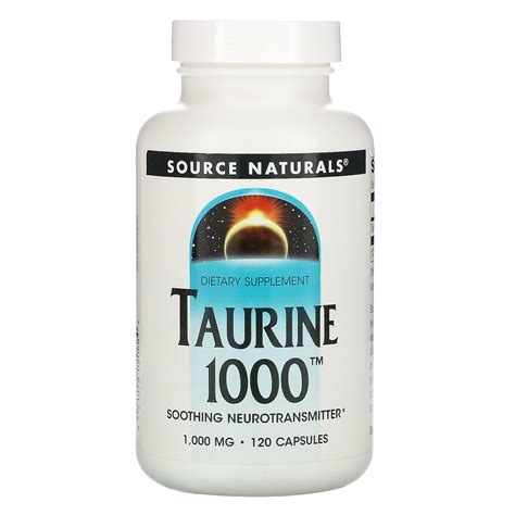 Source Naturals Taurine Mg Capsules Walmart