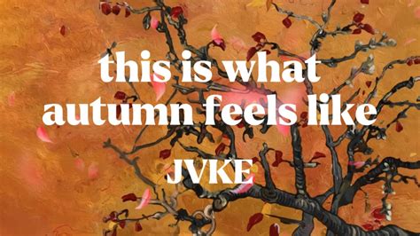 JVKE This Is What Autumn Feels Like Lyrics YouTube