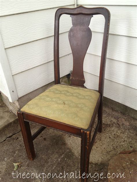 Centsible Chic Diy Chair Makeover The Coupon Challenge