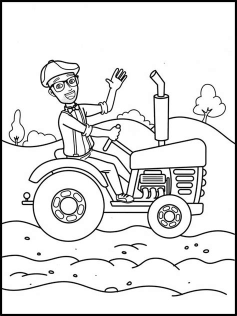 Printable Blippi Coloring Pages Most Popular Easter Coloring