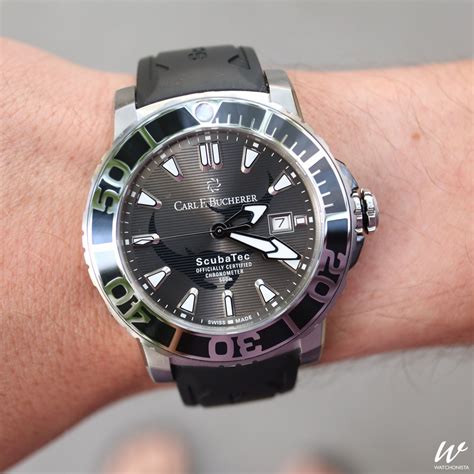 Hands On Carl F Bucherer Patravi ScubaTec Manta Trust Watchonista