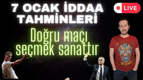 5 OCAK ve 6 OCAK İDDAA TAHMİNLERİ iddaatahminleri iddaa kupon