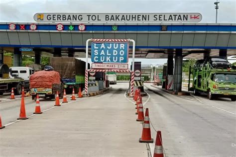 Tarif Tol Lampung Ruas Bakauheni Terbanggi Besar Palembang Ada 11